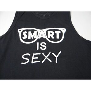 Delta Pro Weight Smart Is Sexy‎ Tank Top Mens Medium M Sleeveless Graphic Tee